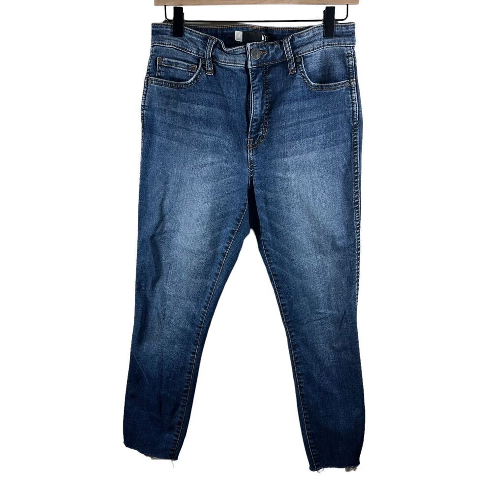 Kut from the Kloth Jeans Womens 6 Stretch Connie Fab Ab Ankle Skinny Dark Wash